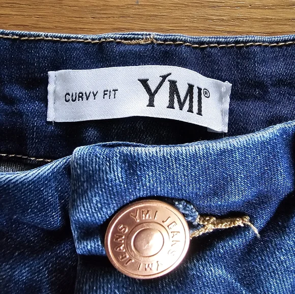 YMI Curvy Fit High Rise Stretch Jeans Womens Size 28" Waist X 28-1/2" Inseam - Picture 5 of 15